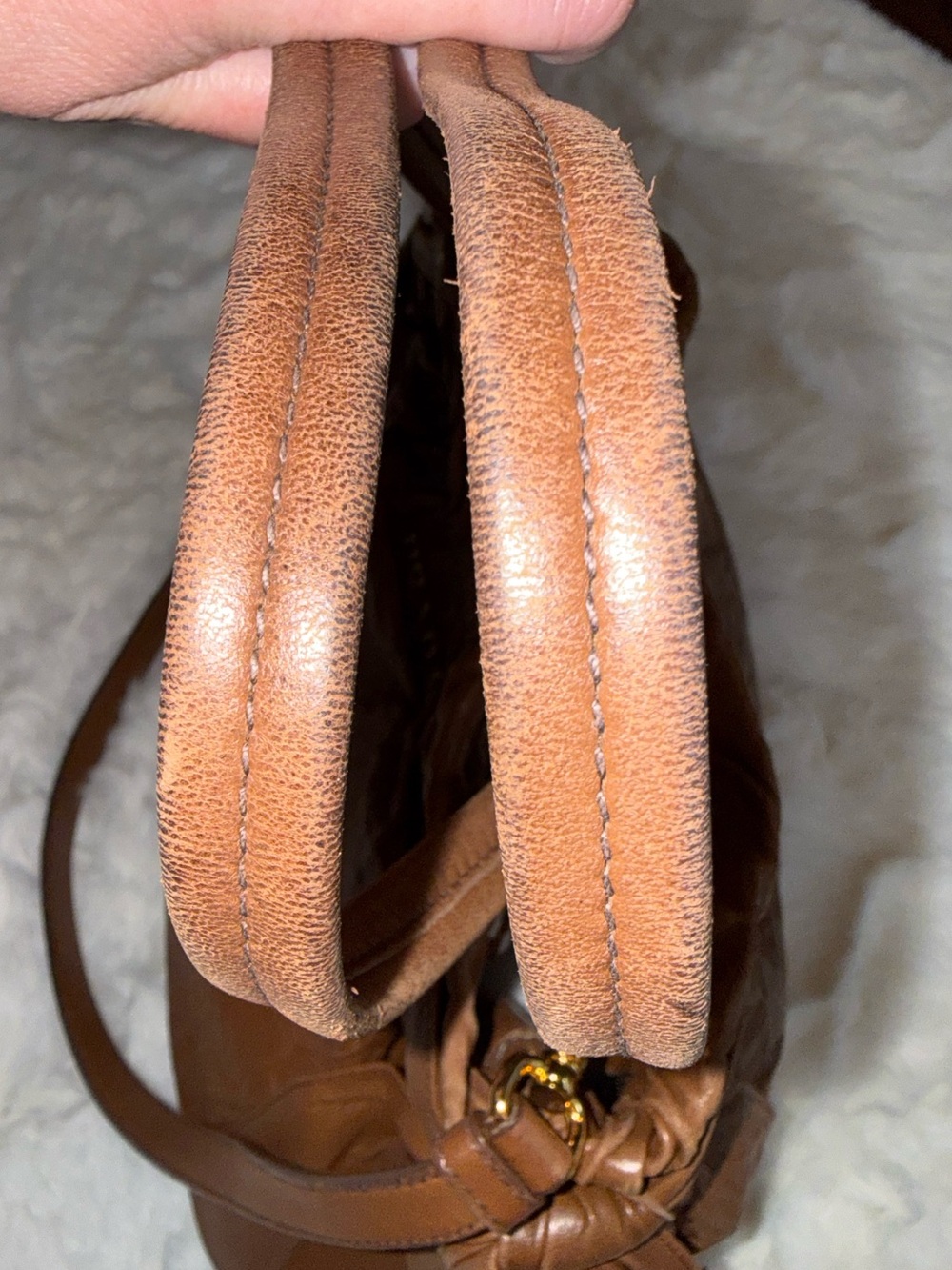Prada Nappa Leather Antique Bow Bag - Picture 14 of 15
